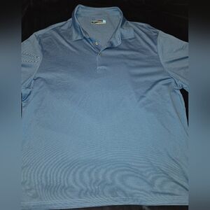 Roundtree & Yorke Performance Big & Tall Man collared golf polo shirt. SIZE 3XB